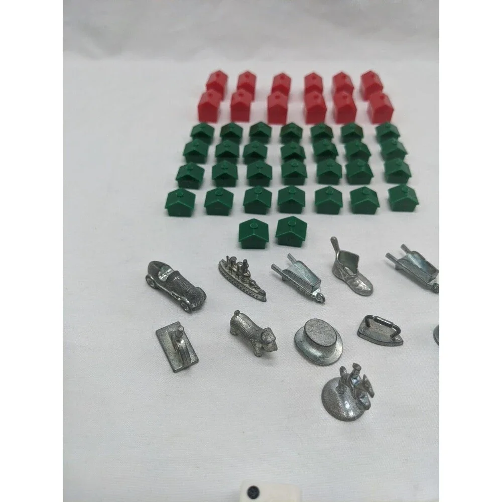 Lot Of (55) Monopoly Championship Hotels Houses Player Pieces